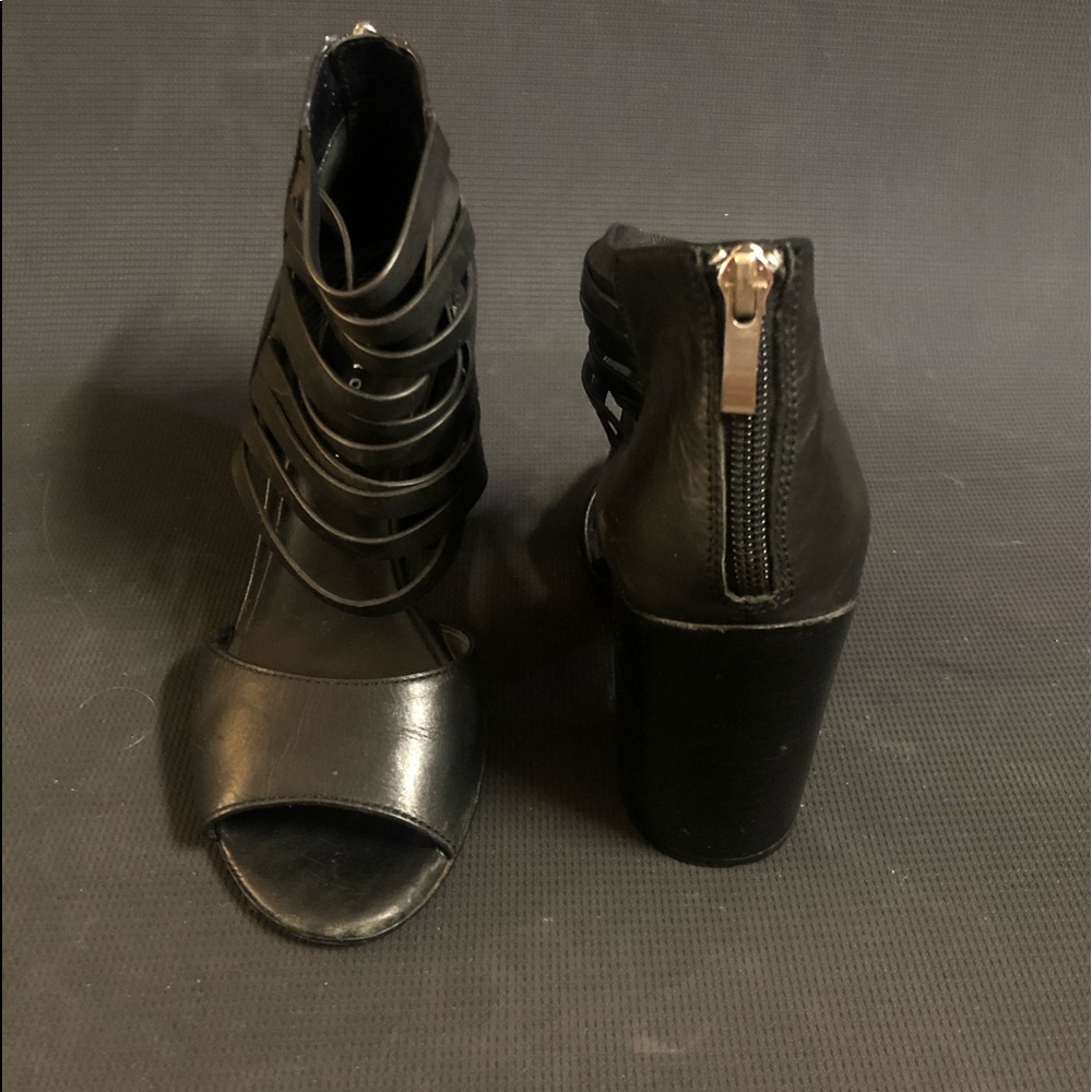 Trouve Strappy black heel
